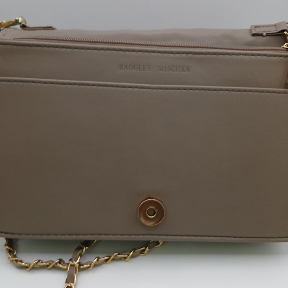 Badgley Mischka Studded Diamond Quilt Crossbody Bag - Picture 4 of 5